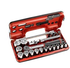 Coffret cliquet 1/2'' étanche douilles 6 pans (21 pièces) Facom