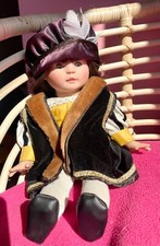 RARE POUPEE COLLECTION COROLLE CHRISTOPHE COLOMB 1992 36cm-N° 166-SIGNÉ REFABERT