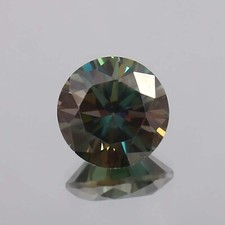 AAA Vert Foncé Moissanite