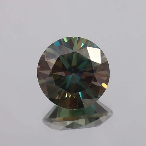 Aaa vert foncé moissanite - aaa,