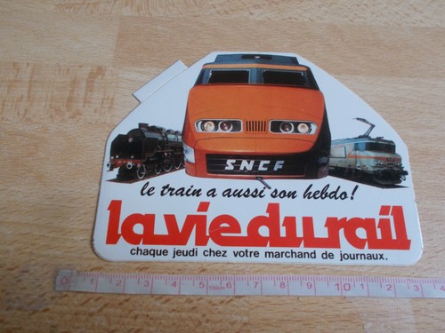 Autocollant tgv magazine la - magazine,