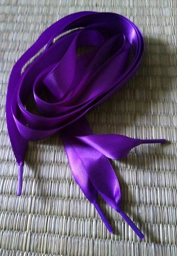 Lacets soie satin 140 - , pour