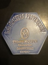 Boite publicitaire  en terre cuite ,forme de tomettes Thierry Morin Draguignan