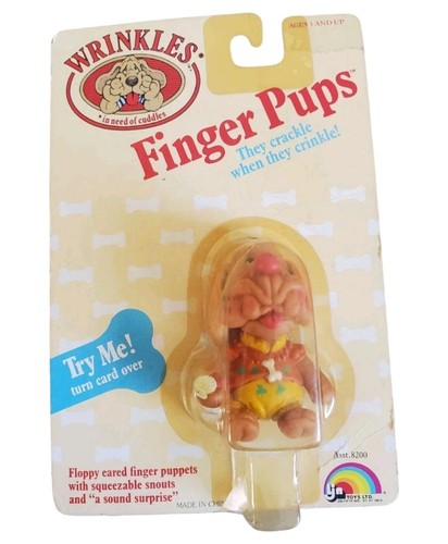 Wrinkles finger pups vintage - wrinkles,