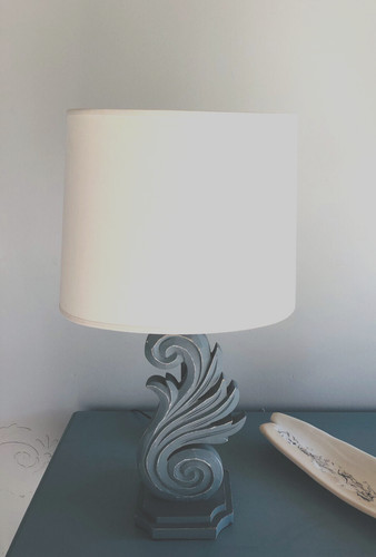 Lampe style shabby pied - style,
