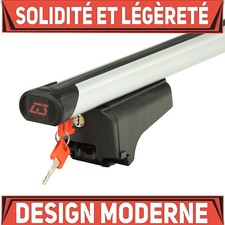 Alu Barres de toit pour Renault Koleos 1 I 08-17 Rails de toit ouverts GB