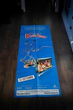 WHO FRAMED ROGER RABBIT French Door Panel Vintage Movie Poster Original 1988