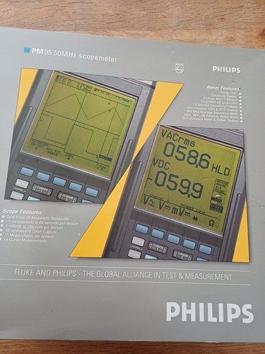 Scopemeter pm95 50mhz fluke - 50mhz,