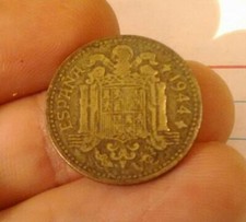 Spain 1944 Espana 1 Peseta 2
