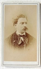 CDV SIGNÉ PHOTO 1872 HOMME