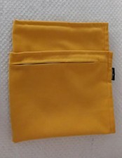 Taie oreiller carré moutarde "Heytens" zippée