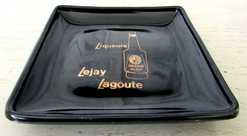 Cendrier verre noir - en,