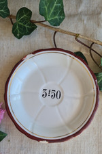 ANCIENNE ET VERITABLE COUPELLE MONNAIE CAFE ABSINTHE PORCELAINE LIMOGES HAVILAND