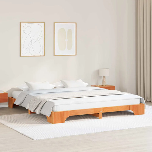 Cadre lit pin massif - massif,