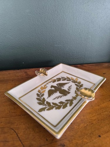 Cendrier ancien porcelaine