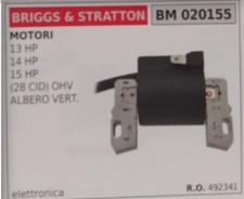 492341 Bobine Electronique Moteur Briggs & Stratton 14HP 13HP 15HP Arbre