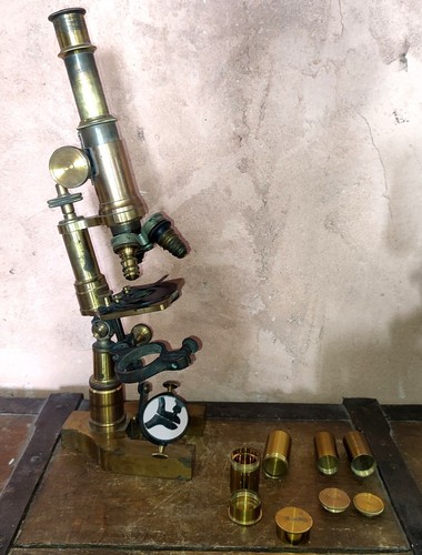 Antique microscope 1880 - antique, c.1880