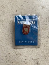 Pin’s XXIV Olympiad Seoul 1988 Emballage D’Origine +