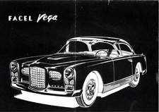Catalogue brochure Facel Vega FV2 1955 FR / ENG - original