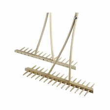 Poignée de Rechange pour Râteau Foin 180cm Accessoire Eventail-Balai Jardin Top