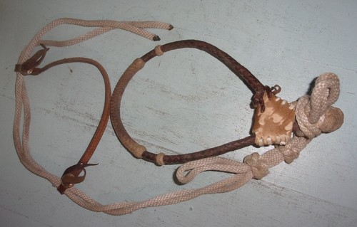 Rawhide leather bosal - rawhide, &