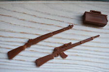 big Jim action joe action man 1/6 lot weapons armes fusils munitions WW2