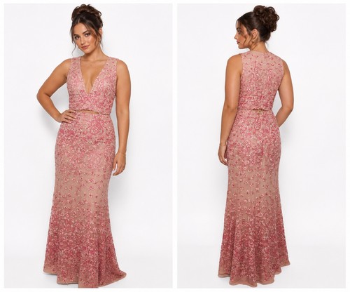 Formal designer gown pink - gown,
