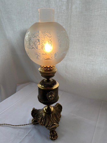 Lampe bronze décor - bronze,