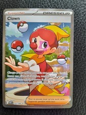 Carte Pokémon Clown FA 163/086  EV10.5 Flamme Blanche Wht Fr Neuve (port groupé)