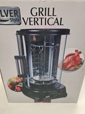 grill vertical silver style