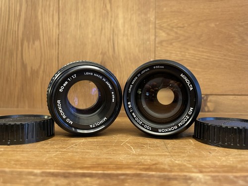 Lot objectifs minolta md - de,