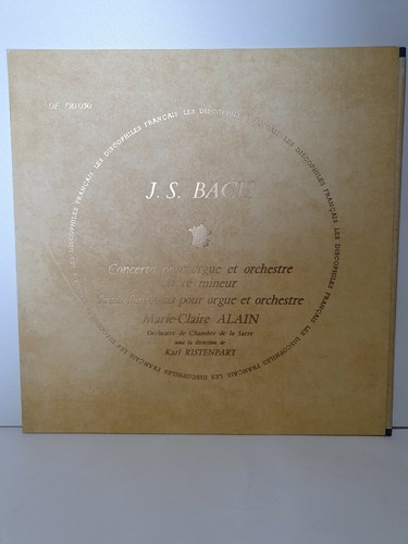 33t bach concerto orgue - lp,
