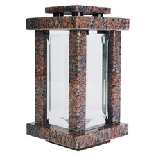 Grab-Lampe Granite Gneiss Gris