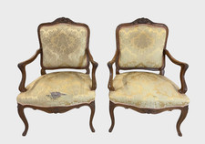 Paire de fauteuils style Louis XV