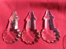 5  PAMPILLES  ANCIENNES  EN CRISTAL BACCARAT??