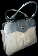 Sac en cuir patchwork NATHALIE