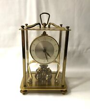 horloge 400 jours LANCEL PARIS par KERN 22 cm Pendule cage Balancier Vintage
