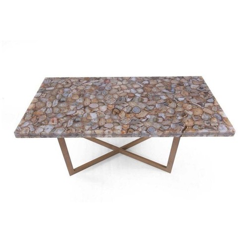 Table agate brune - brune, design