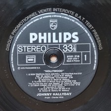 RARE Johnny HALLYDAY -