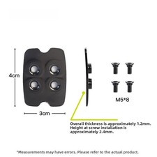 Pour EX900 EX700 Kit de crampons de vélo de montagne en fer pour chaussures de