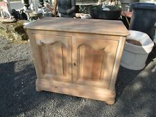 BUFFET BAS EPOQUE 1980/90 DE STYLE LOUIS 15 EN MERISIER (Décapé)