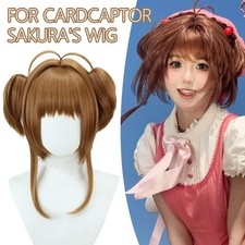 Anime Cardcaptor Sakura's Wig Short Light Brown Cosplay Party Wigs''