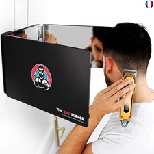 Miroir 360 degrés pour se Couper les Cheveux - Hauteur Réglable avec Crochets - 