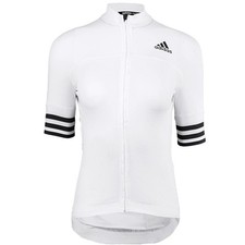 T-shirt cyclisme femmes Adidas Adistar Shortsleeve Jersey W S05517 Blanc