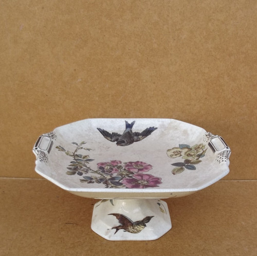 Ancien compotier carré coupe - ancien,