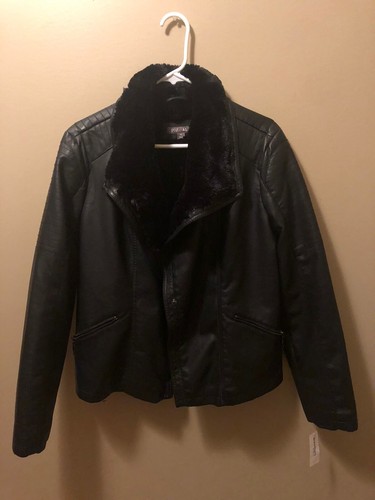 Womens black faux fur - womens,
