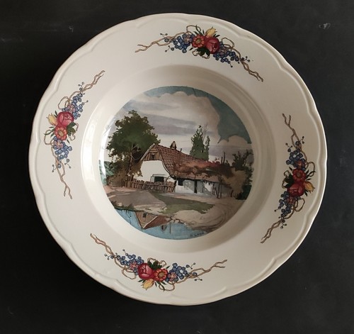 Assiette creuse faience - assiette,