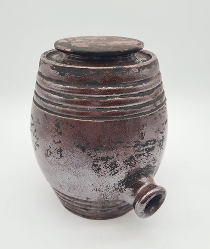 Ancien pot grès - ancien, marron