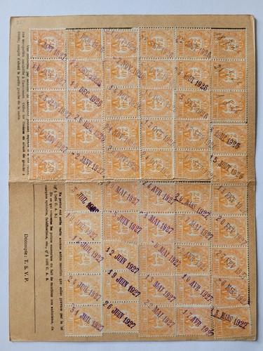 Timbres socio postaux - (32),