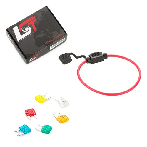 Porte fusible plat avec - plat,